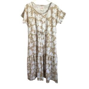 Stan Herman Happy Days 100% Cotton Petite Length Tiered Dress